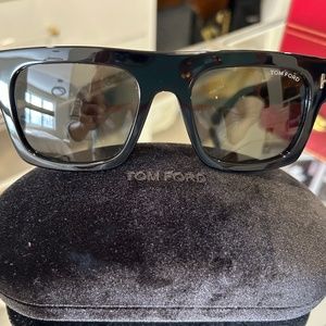 Tom Ford Fausto  black sunglasses